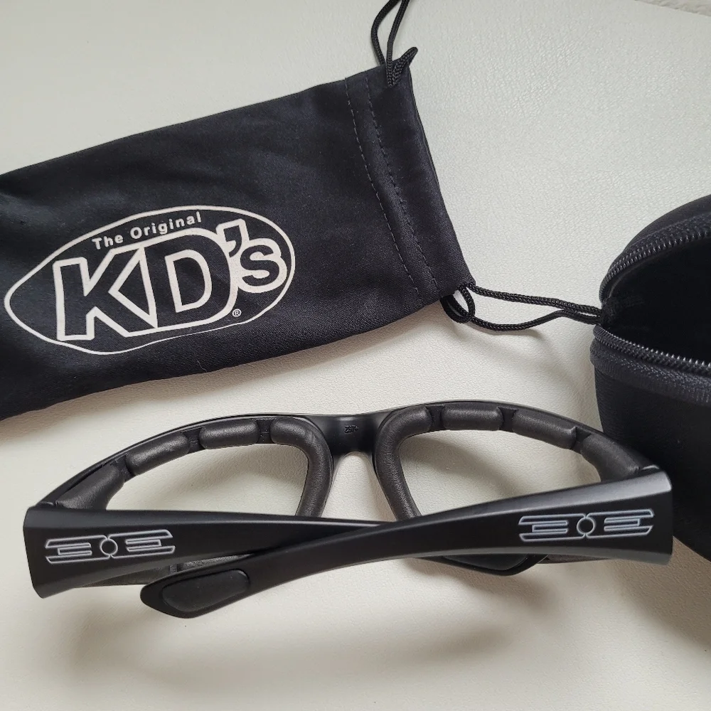 Black Sunglasses with Protective Accessories